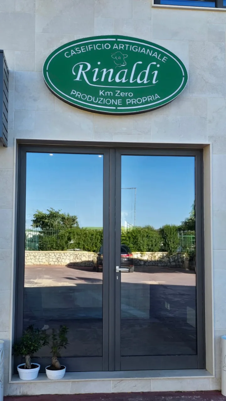 The entrance of Caseificio Rinaldi
